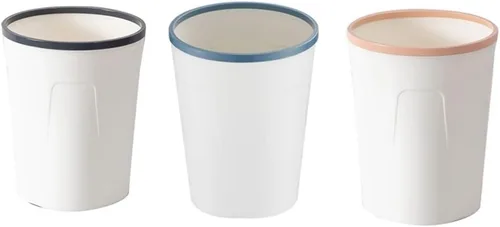 Vista 2 de Trash Can 10l Crevice Garbage Can Home Living Room Bedroom Cute Kitchen Bathroom Size Toilet Paper Basket Pulling Garbage Can/Blu/30.5 *