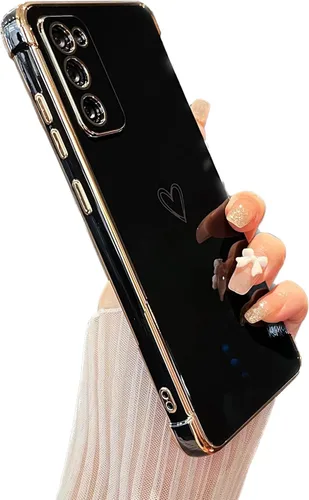 Vista 51 de ZTOFERA Funda diseñada para Google Pixel 7a, bonito diseño de corazones de amor con borde chapado y protección de lente de cámara, para Google Pixel