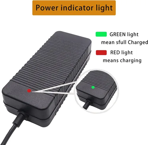 Vista 4 de Cargador de batería de plomo-ácido de 24V 2A AC/DC para batería de plomo-ácido de 24V con conector XLR-3Pin Carga rápida