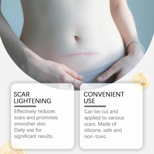 Vista 3 de 2 Box 3 in 1 Microdarts Care Patch for Scars, Professional Silicone Scar Sheets, Microdarts Patches Silicone Scar Tape for All Skin Types