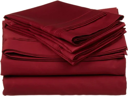 Vista 26 de 100% Egyptian Cotton Sheets 1000 Thread Count Twin Size Sheet Sets 4 PC Solid Bed Sheet Set True Luxury Hotel Quality Fits Up to 18 Inches Deep Beige