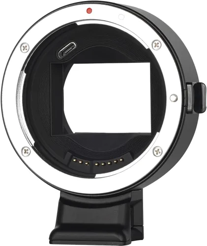 Vista 11 de Adaptador de lentes de enfoque automático EF-M1 de metal compatible con lentes Canon EF para cámaras Iumix/oIympus/bmpcc Micro Cuatro Tercios (M4/3)