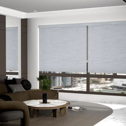Vista 4 de MYshade Persianas enrollables personalizadas para ventana, persianas enrollables para ventanas con cable, bloqueo solar, protección de privacidad