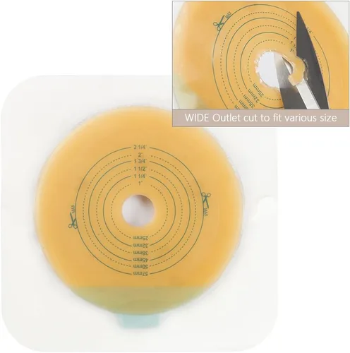 Vista 8 de Carbou 20 tiras elásticas para la ostomía + barreras adhesivas para la piel (10 unidades)