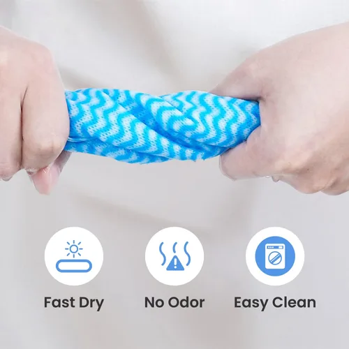 Vista 7 de Paños de limpieza reutilizables, toallas de papel para platos, toallas de limpieza doméstica, paños multiusos de secado rápido, paños de cocina