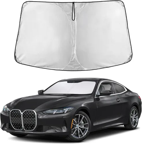 Vista 236 de Parasol para parabrisas para Rivian R1S 2022-2024 2025 compatible con EcoNour material de poliéster 240T, visera solar para coches, reflector que