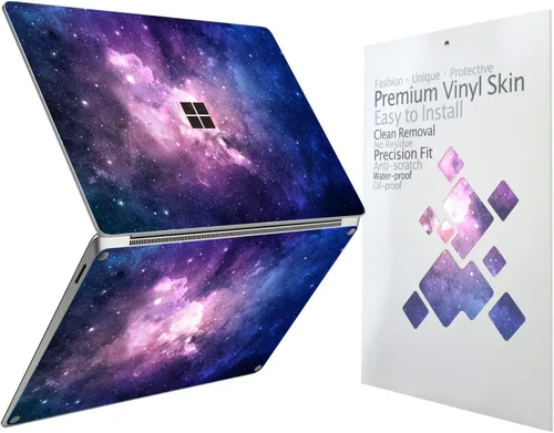 Vista 31 de Calcomanía protectora ultradelgada para Microsoft Surface Laptop Studio 2 2023, fácil aplicación, antiarañazos, sin residuos [pintura azul]