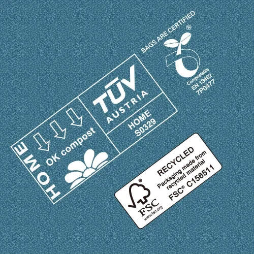 Vista 6 de Home Bolsas compostables para excrementos de perro, bolsas de basura de perros a base de plantas, 180 unidades, extragruesas y a prueba de fugas