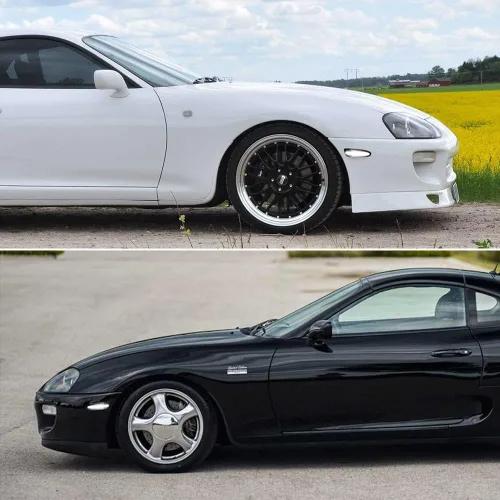 Vista 9 de KENRTIR Lámpara LED blanca con lente ahumada compatible con Toyota SUPRA MK.4 1997 1998 y Toyota Celica 2000-2005 Luz de marcador lateral