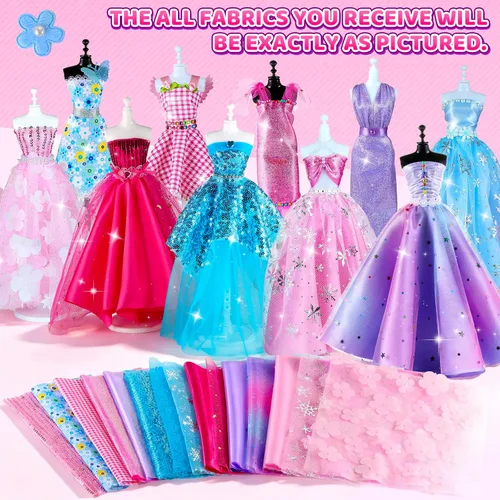 Vista 2 de Más de 1200 kits de diseño de moda para niñas con 8 maniquíes y tutorial