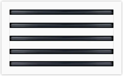 Vista 28 de BUILDMART - Cubierta de ventilación de CA moderna de 12 x 10 - Ventilación de aire blanca decorativa - Difusor de ranura lineal estándar - Rejilla