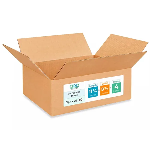 Vista 178 de IDL Packaging Paquete de 5 cajas de envío altas de 8 x 8 x 48 pulgadas, extra resistentes de 200 libras frente a caja regular, cajas de mudanza