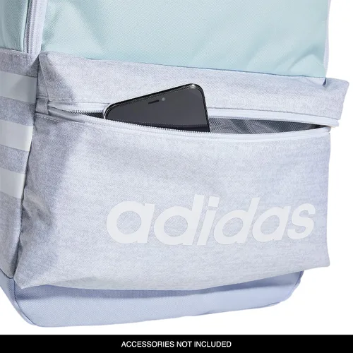 Vista 4 de adidas Classic 3S Backpack, Jersey WhiteHalo Mint GreenViolet Tone Purple, One