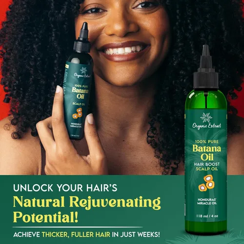 Vista 3 de Aceite de Batana – 4 fl oz / 4.0 fl oz – Aceite para el cabello de Honduras – Ayuda a nutrir profundamente el cuero cabelludo, fortalece, repara e