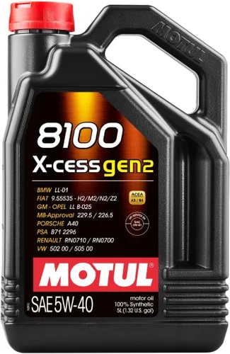 Vista 2 de 109774 8100 X-Cess Gen2 5W-40 Aceite de motor Botella de 1 litro