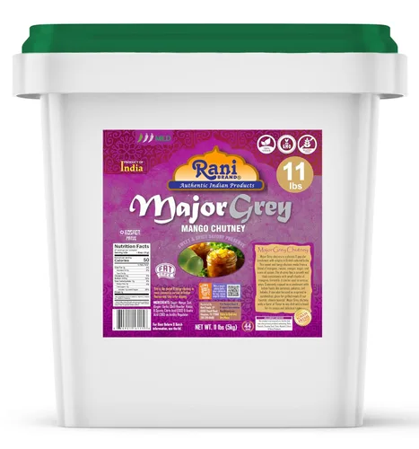 Vista 14 de Rani Major Chutney de mango gris (Indian Preserve) 18 oz (1.1 libras) Tarro de vidrio de 17.64 oz, listo para comer, vegano ~ Sin gluten, totalmente