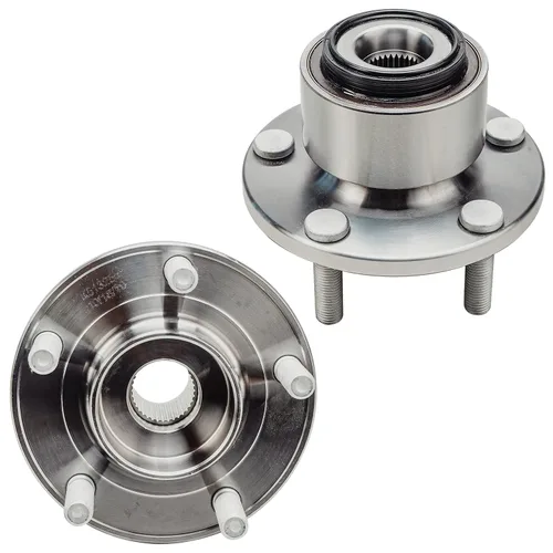Vista 75 de Detroit Axle - 2 bujes de rodamiento de rueda traseros para Suzuki Aerio 2002-2007, Suzuki Esteem 1995-2002, 2 rodamientos de rueda completos