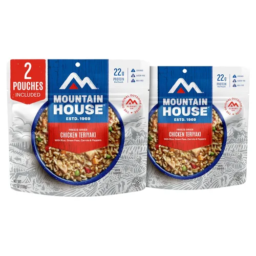 Vista 29 de Mountain House Pasta Primavera Comida liofilizada para mochileros y camping Vegetariana 2 porciones