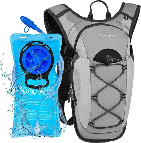 Vista 9 de Zavothy Hydration Backpack with 2L Hydration Bladder Water Backpack for Hiking Hydration Pack for Running Cycling Hiking