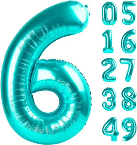 Vista 326 de Globos con números con estampado de vaca, globos de 40 pulgadas del número 0-9 (cero-nueve), globo de vaca para suministros de fiesta de cumpleaños