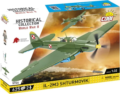 Vista 2 de COBI Colección Histórica Museo del Ejército Polaco IL-2M3 Aircraft