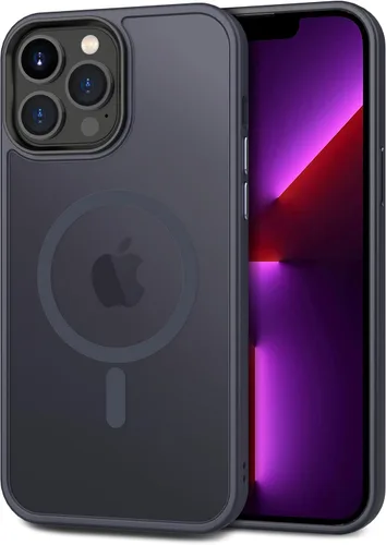 Vista 46 de CACOE Funda magnética para iPhone 12 y iPhone 12 Pro 2020 de 6.1 pulgadas, compatible con MagSafe y soporte magnético para teléfono de automóvil