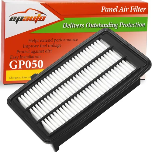 EPAuto GP050 (CA12050) Filtro de aire de motor, repuesto para Honda Civic 1.5L (2016-2021), CR-V 1.5L (2017-2022) - Filtro de panel rígido para