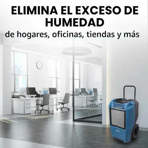 Vista 8 de Dri-Eaz LGR 6000Li - Deshumidificador comercial con bomba, 25 galones/día