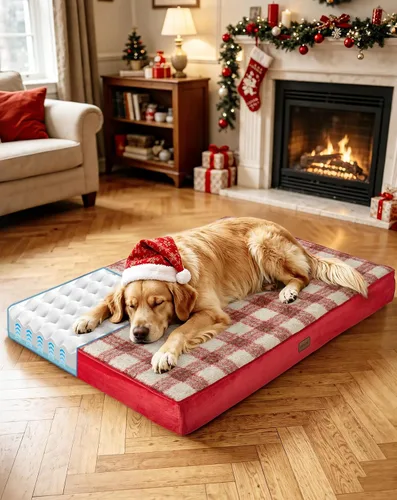 Vista 18 de OhGeni Cama ortopédica para perros pequeños, espuma viscoelástica 01-gris