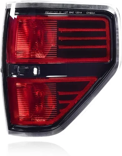 Vista 13 de GRAND ORANGE Conjunto de luces traseras compatibles con Ford F150 2015 2016 2017 Luces traseras laterales izquierda y derecha luces traseras luces