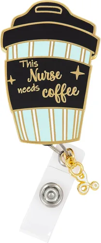 Vista 9 de First Lifesaver - gafete de identificación de enfermera – Carrete retráctil con dije para enfermeras, estudiantes de enfermería, NP (Be Kind)