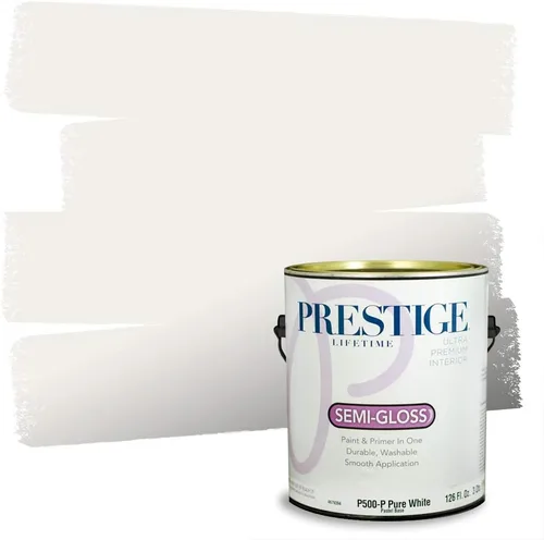Vista 81 de PRESTIGE Paints - Pintura interior e imprimación en uno, 1 galón, cáscara de huevo, pimienta envejecida