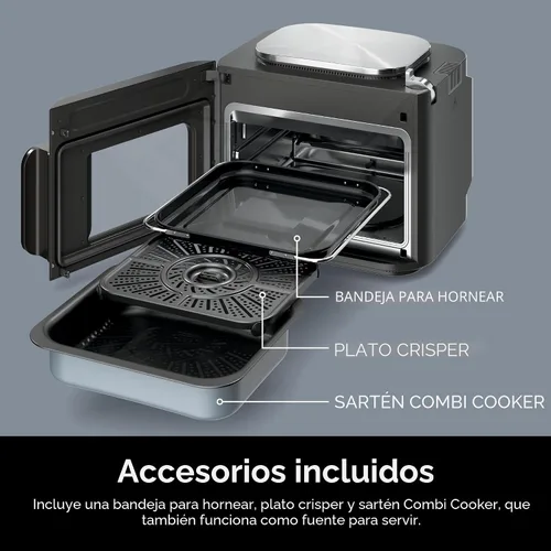 Vista 13 de Ninja Combi™ 14 en 1 Multicooker, freidora de aire, horno tostador