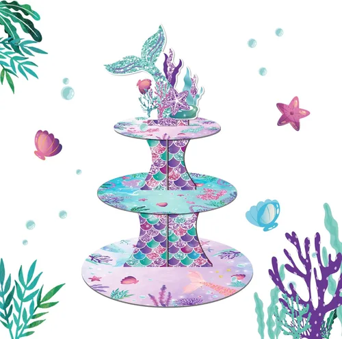 Vista 6 de Soporte para Cupcakes de Videojuegos de 12 Pulgadas, Bandeja de Cartón para Cupcakes para Boda, Cumpleaños, Baby Shower, Suministros para Fiesta