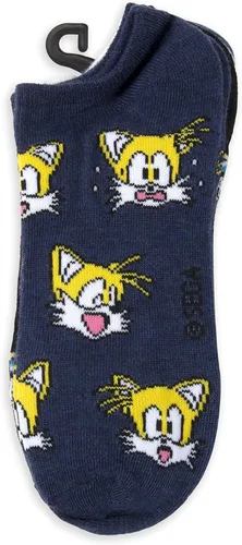 Vista 4 de Sonic The Hedgehog boys Sonic 5 Pack No Show Socks