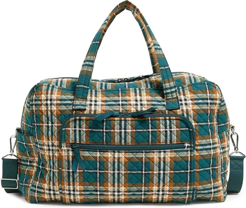 Vista 20 de Bolso de viaje Vera Bradley Signature para mujer, de algodón, para fin de semana, Escalada Ivy Green, Talla única