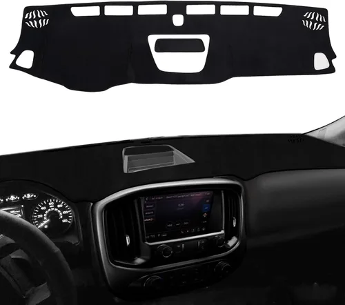 Vista 9 de CARTIST - Funda para salpicadero de ajuste personalizado para Chevrolet/Chevy Colorado 2015-2020 2021 2022 Accesorios Cubierta para salpicadero