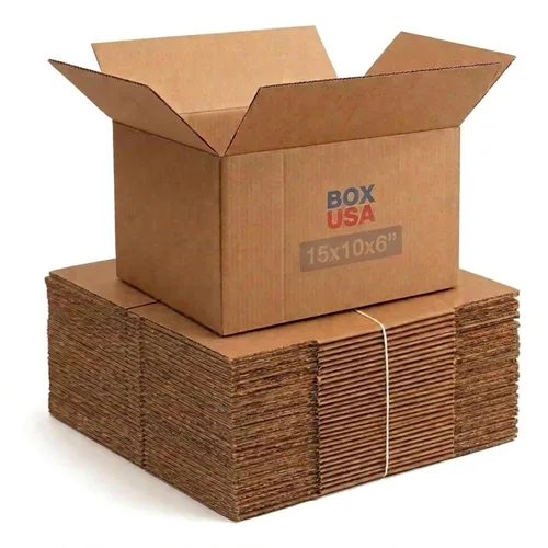 BOX USA Cajas de cartón corrugado de 15 x 10 x 6, medianas de 15 pulgadas de largo x 10 pulgadas de ancho x 6 pulgadas de alto, paquete de 25 |