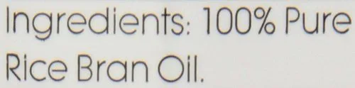 Vista 5 de RICE BRAN OIL All Natural, Made from 100% Non-GMO Rice Rich in Vitamin E and Gamma-Oryzanol Unfiltered, Non Winterized, No Trans Fat 3-Pack 12