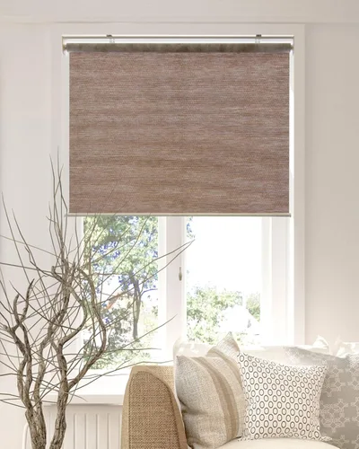 Vista 17 de CHICOLOGY Persianas enrollables, sin cordón, para el hogar, tratamientos de ventana, persianas de puerta, cortinas con filtro de luz, tejido blanco
