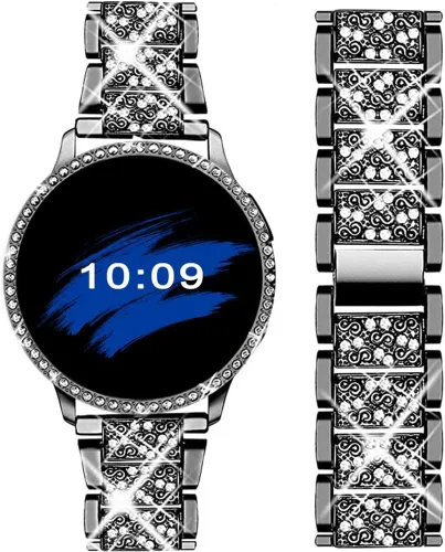 Mosonio Compatible con Samsung Galaxy Watch FE 2024 40mm/Galaxy Watch 5 Banda 40mm 44mm/ Galaxy Watch 4 Banda 40mm 44mm con Estuche Protector,