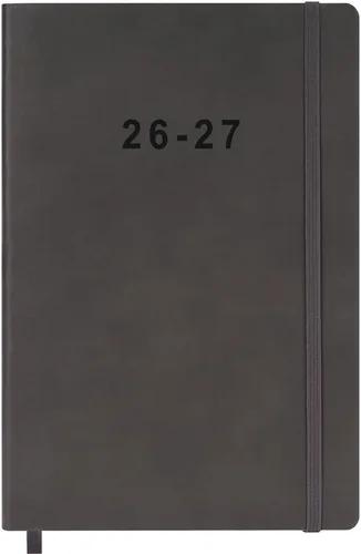 26-27 Academic Planner - Weekly and Monthly Planner, Jul 2026 - Jun 2027, Holidays, Contacts and Notes Pages, Vegan Leather Cover, Elastic Closure,