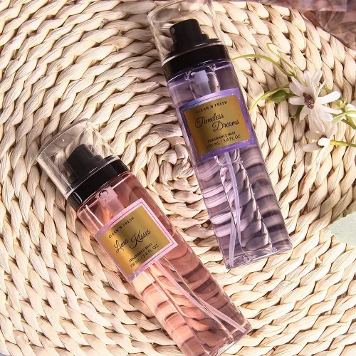 Vista 6 de Clean-n-Fresh Spray corporal, niebla para mujer, juegos de fragancias, paquete de 3, cada uno de 3.4 onzas líquidas, total de 10.2 onzas