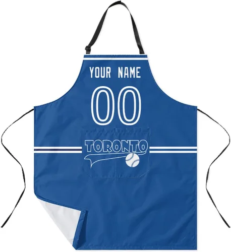 Vista 35 de ANTKING Custom Apron with Pocket Custom Any Name and Any Number Gifts for Dad Men Fans
