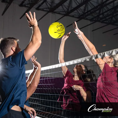 Vista 4 de Champion Sports Volleyball Trainers – Lightweight Training Volleyballs, Soft Vinyl Panels, Multiple Sizes