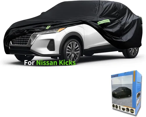Vista 14 de Ajuste personalizado para funda de automóvil Nissan, resistente al agua, para todo tipo de clima, protección UV, resistente al viento, para todo