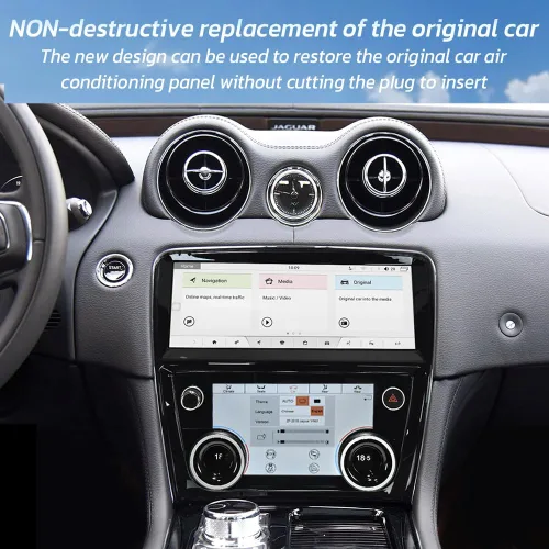Vista 3 de Xuenav Pantalla táctil de 7 pulgadas de reemplazo de control de clima para Jaguar XJ XJL 2009-2018 pantalla táctil completa HVAC AC Panel aire