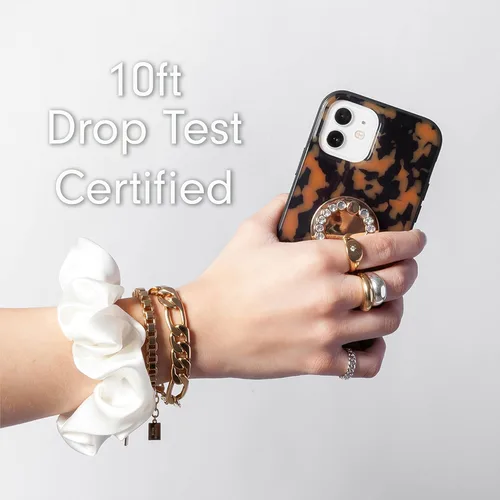 Vista 3 de Sonix - Funda para iPhone 12 y iPhone 12 Pro, compatible con MagSafe, probada contra caídas de 10 pies, Brown Tort, diseño de carey marrón