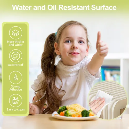 Vista 6 de Protector de esquina para paredes a prueba de bebés, protector de esquina con borde, protectores de esquina de goma blanda de 6.56 pies de largo