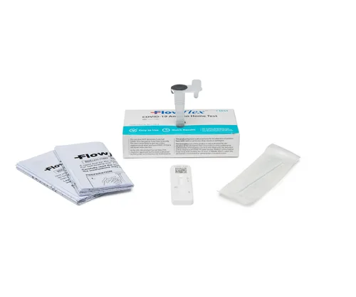 Vista 9 de Kit de prueba casera COVID de Flowflex, resultados rápidos en 15 minutos, kit de prueba de antígeno COVID-19 OTC de confianza, apto para FSA y HSA